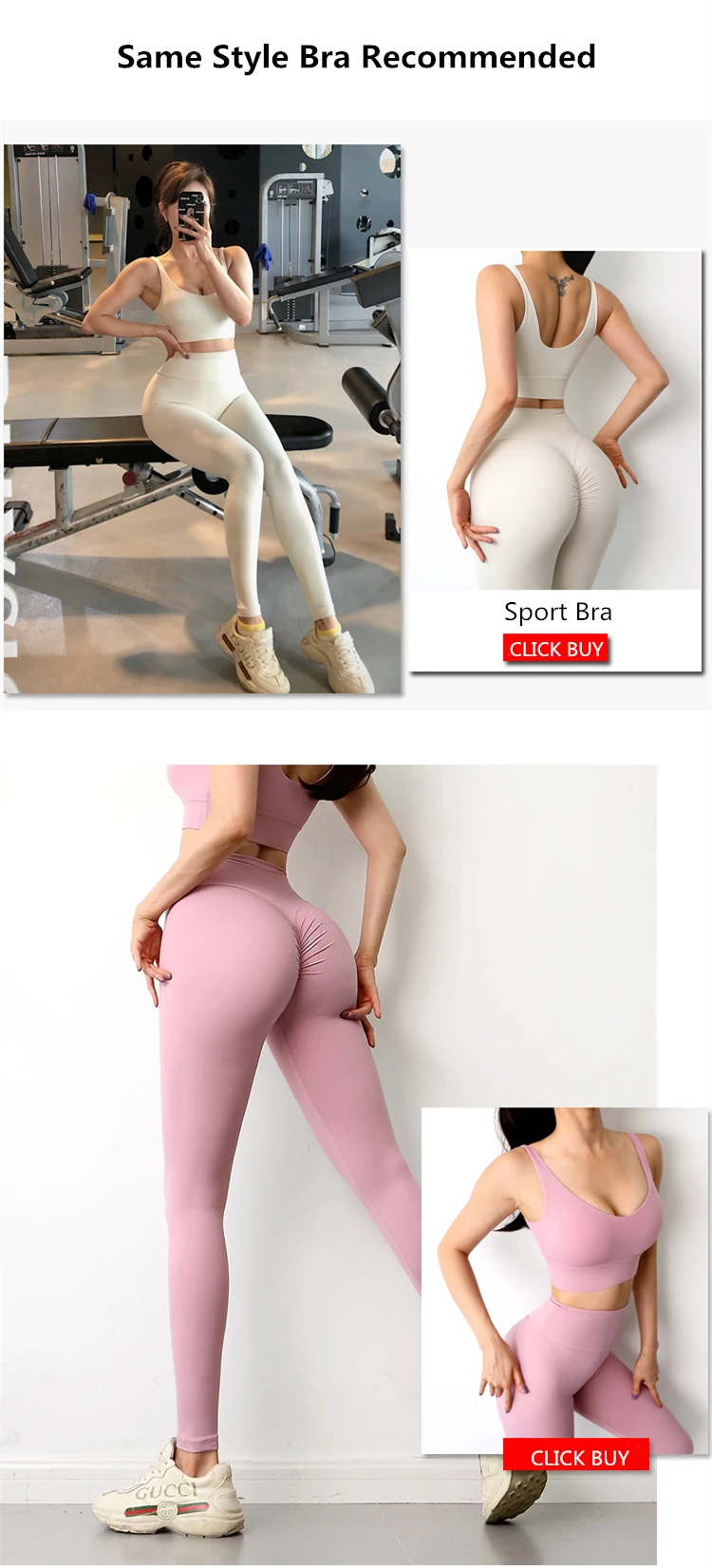Women Yoga Pant Naked-Feel Fabric Sport Gym Leggings