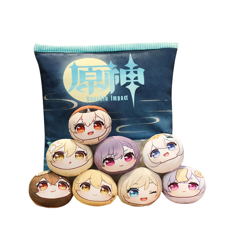 Anime Genshin Impact Venti Diluc Kaeya Klee Aether Lumine Plush Stuffed Doll