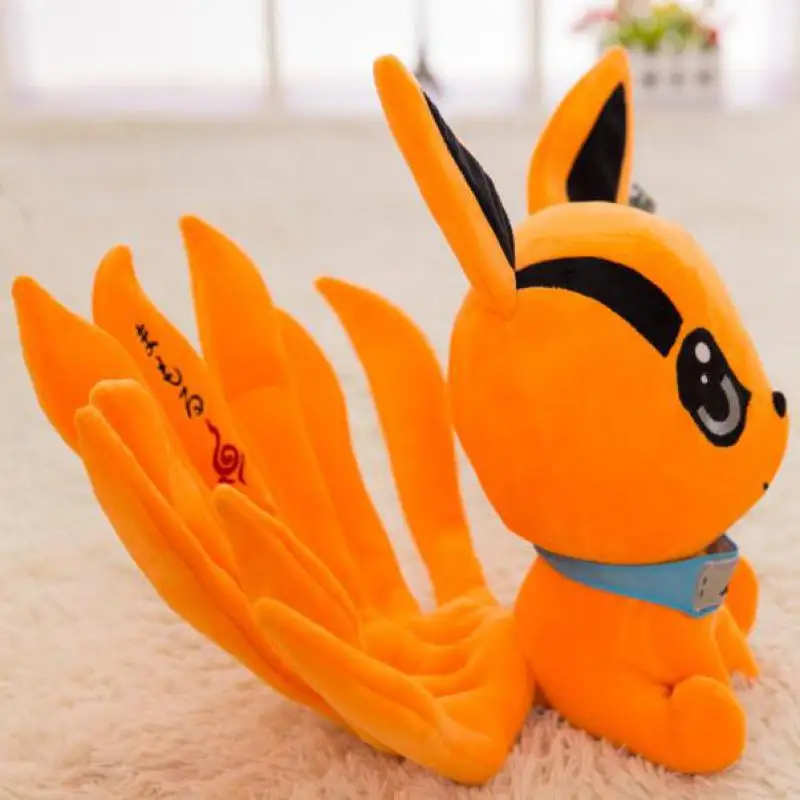 Anime Naruto Uzumaki Kyuubi Kurama Fox Demon Soft Stuffed Toy