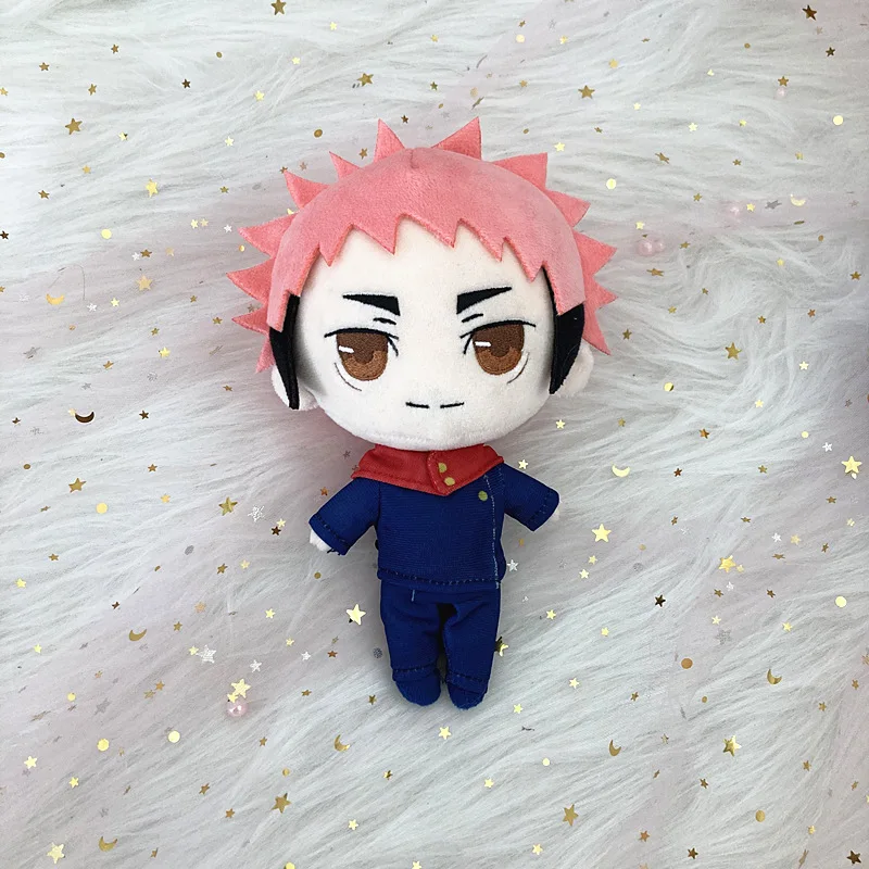 Anime Jujutsu Kaisen Yuji Itadori Gojo Satoru Fushiguro Megumi Soft Plush Stuffed Cosplay Doll