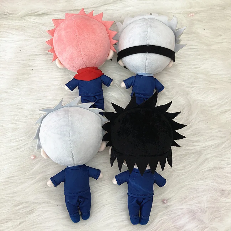 Anime Jujutsu Kaisen Yuji Itadori Gojo Satoru Fushiguro Megumi Soft Plush Stuffed Cosplay Doll
