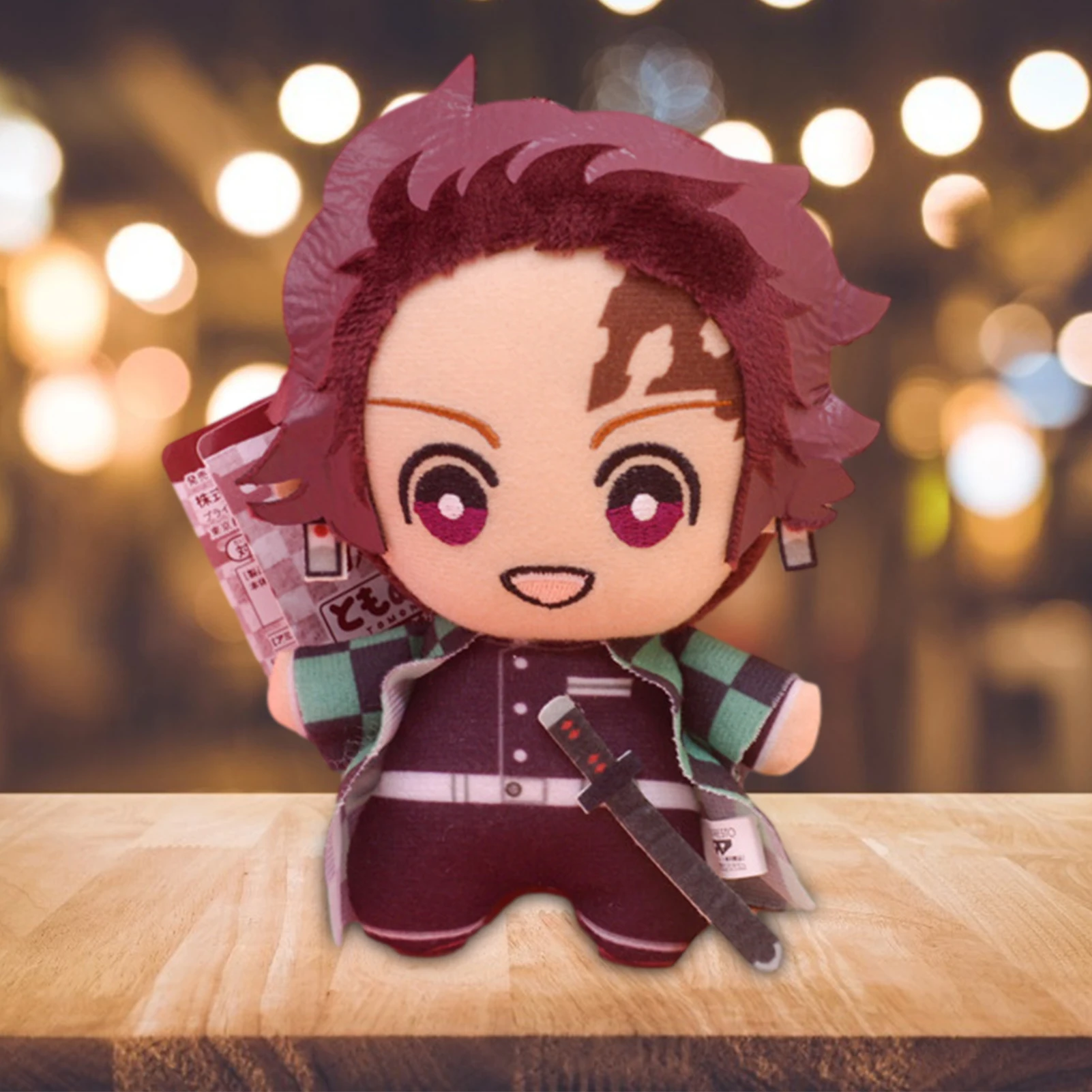 Anime Demon Slayer Kimetsu No Yaiba Agatsuma Zenitsu Nezuko Hashibira Plush Toy Pillow