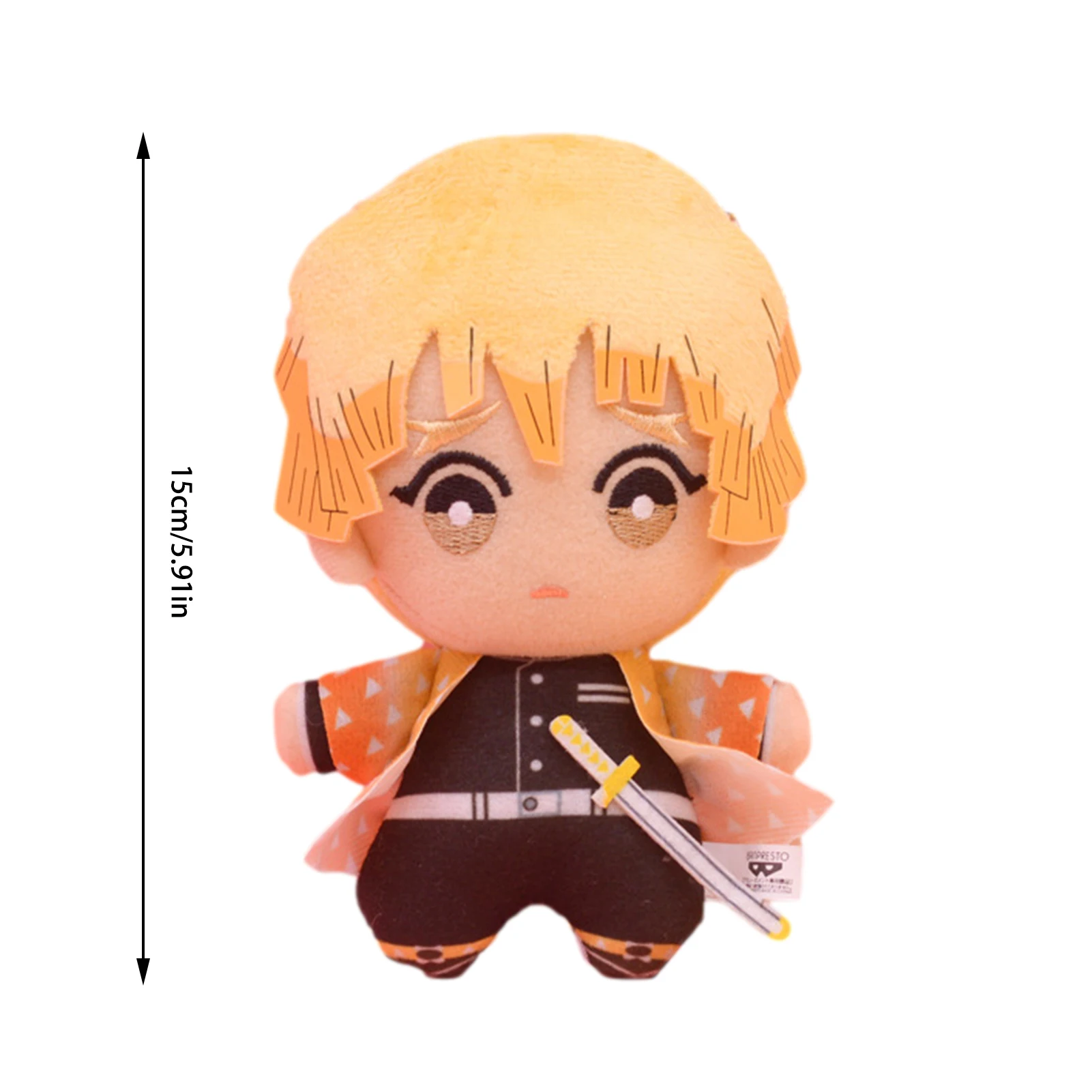 Anime Demon Slayer Kimetsu No Yaiba Agatsuma Zenitsu Nezuko Hashibira Plush Toy Pillow