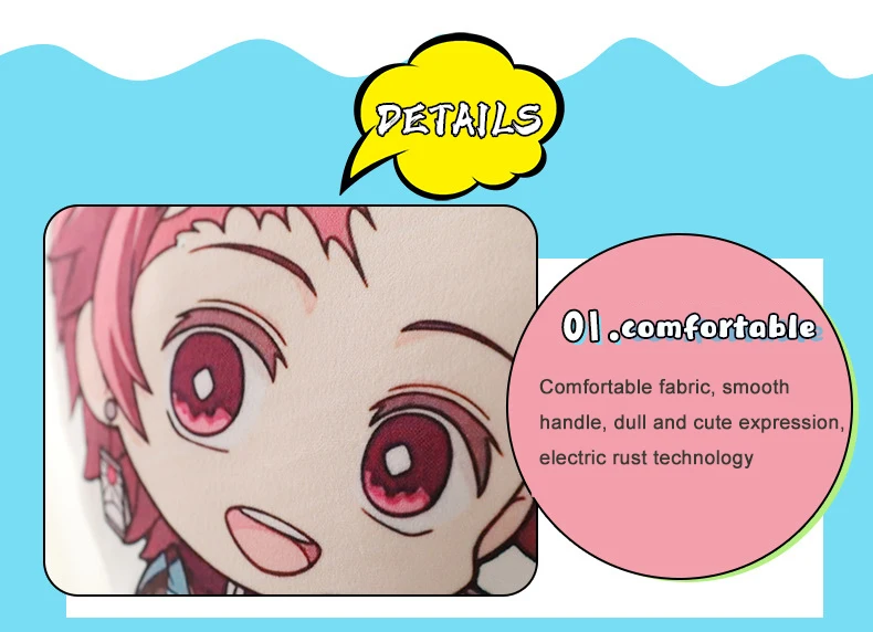 Anime Demon Slayer Kimetsu No Yaiba Nezuko Tanjirou Stuffed Plush Doll Pillow