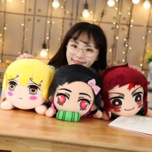 Kimetsu No Yaiba Kamado Tanjirou Nezuko Agatsuma Zenitsu Rengoku Kyoujurou Demon Slayer Plush Pillow Doll Kimetsu No Yaiba Kamado Tanjirou Nezuko Agatsuma Zenitsu Rengoku Kyoujurou Demon Slayer Plush Pillow Doll