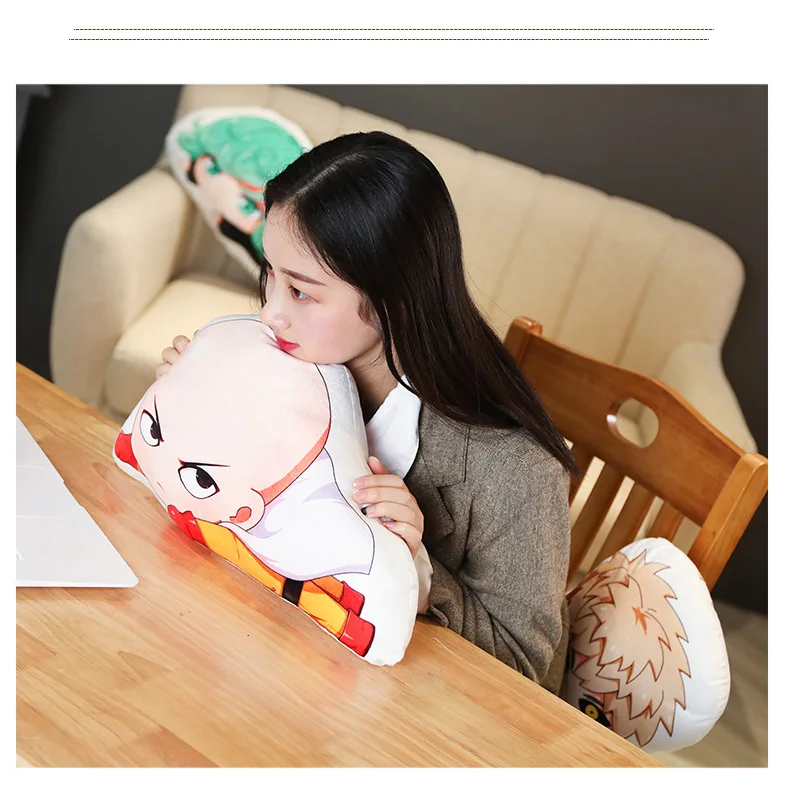 One Punch Man Saitama Genos Terrible Tornado Soft Plush Doll Lovely Pillow