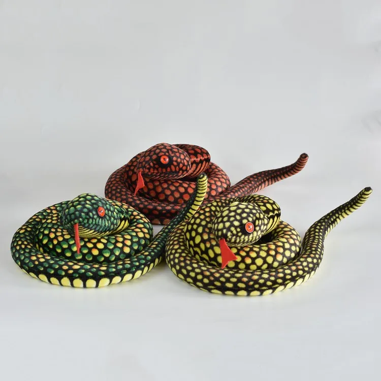 Simulation Cobra Boa Zodiac Snake Plush Doll