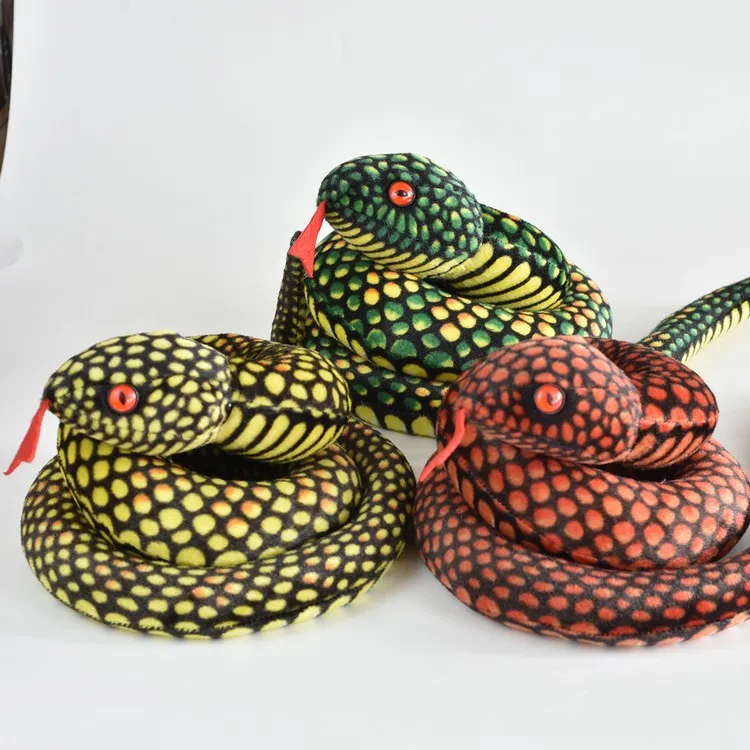 Simulation Cobra Boa Zodiac Snake Plush Doll