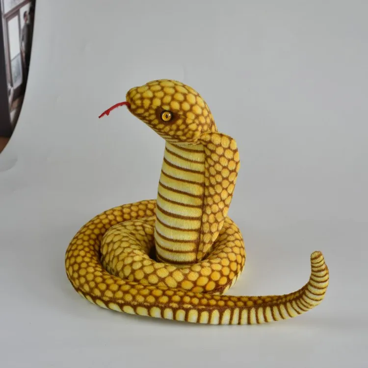 Simulation Cobra Boa Zodiac Snake Plush Doll