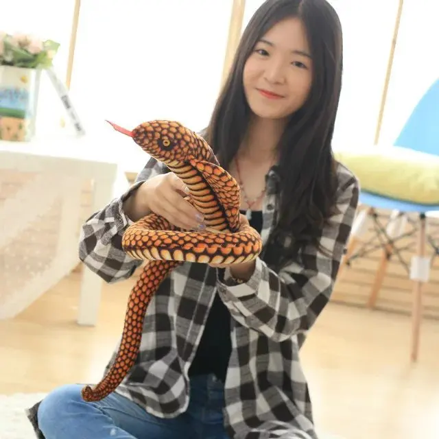 Simulation Cobra Boa Zodiac Snake Plush Doll