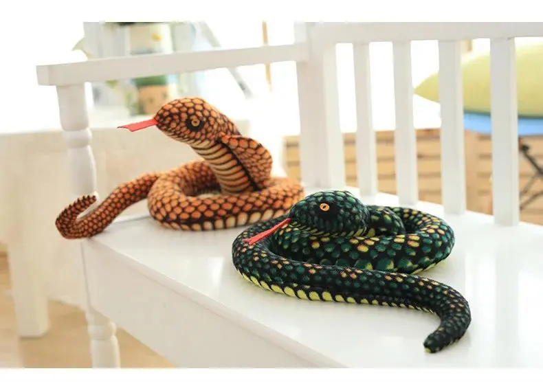 Simulation Cobra Boa Zodiac Snake Plush Doll