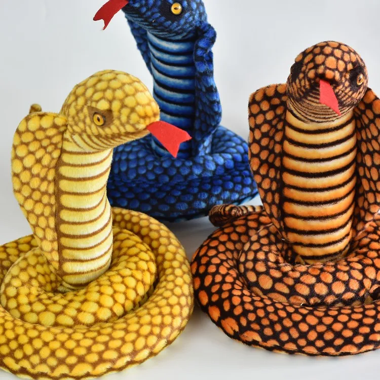 Simulation Cobra Boa Zodiac Snake Plush Doll