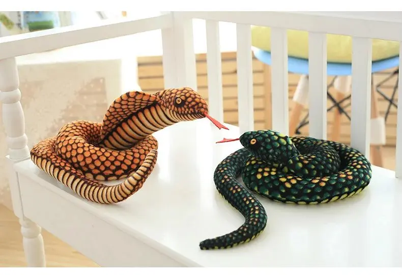 Simulation Cobra Boa Zodiac Snake Plush Doll