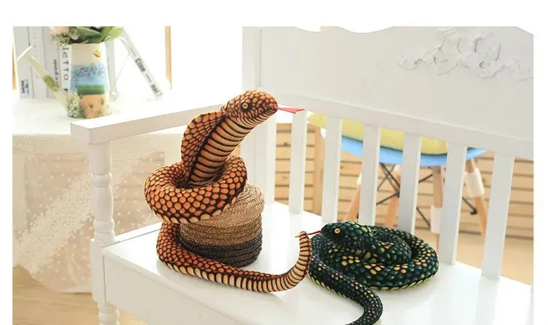 Simulation Cobra Boa Zodiac Snake Plush Doll