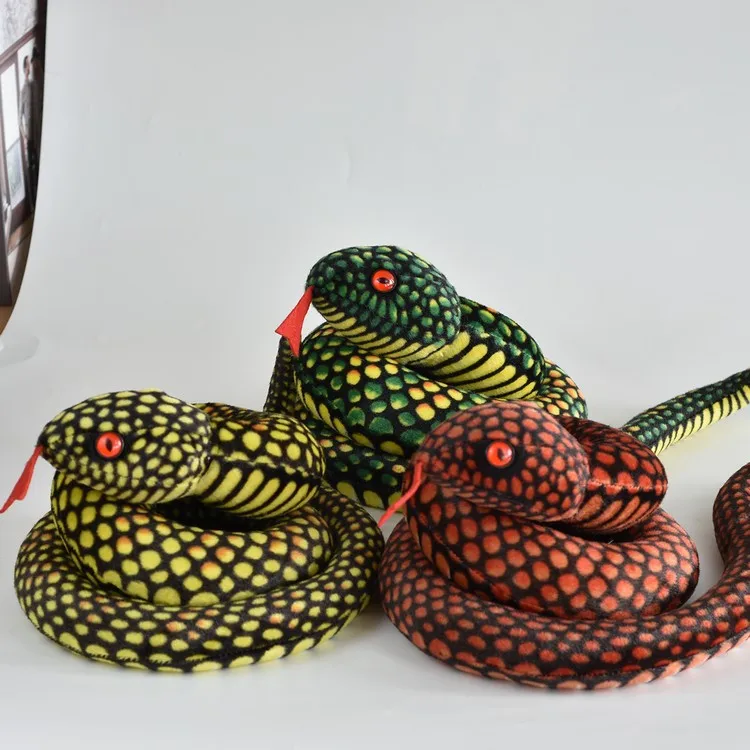 Simulation Cobra Boa Zodiac Snake Plush Doll