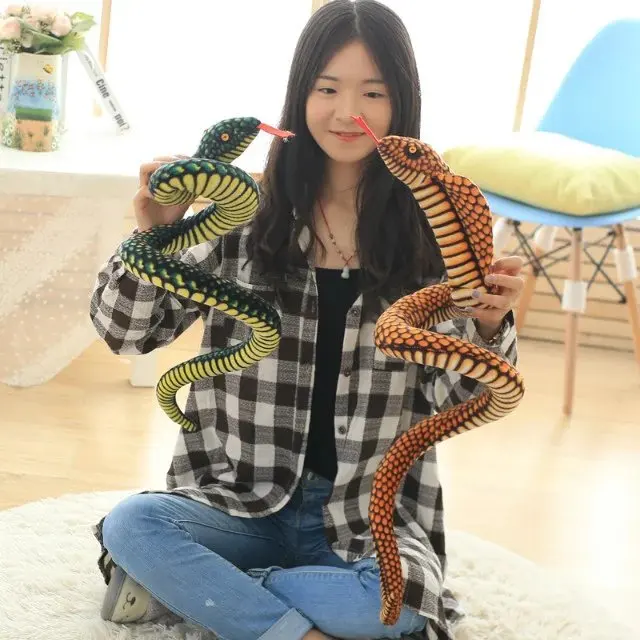 Simulation Cobra Boa Zodiac Snake Plush Doll