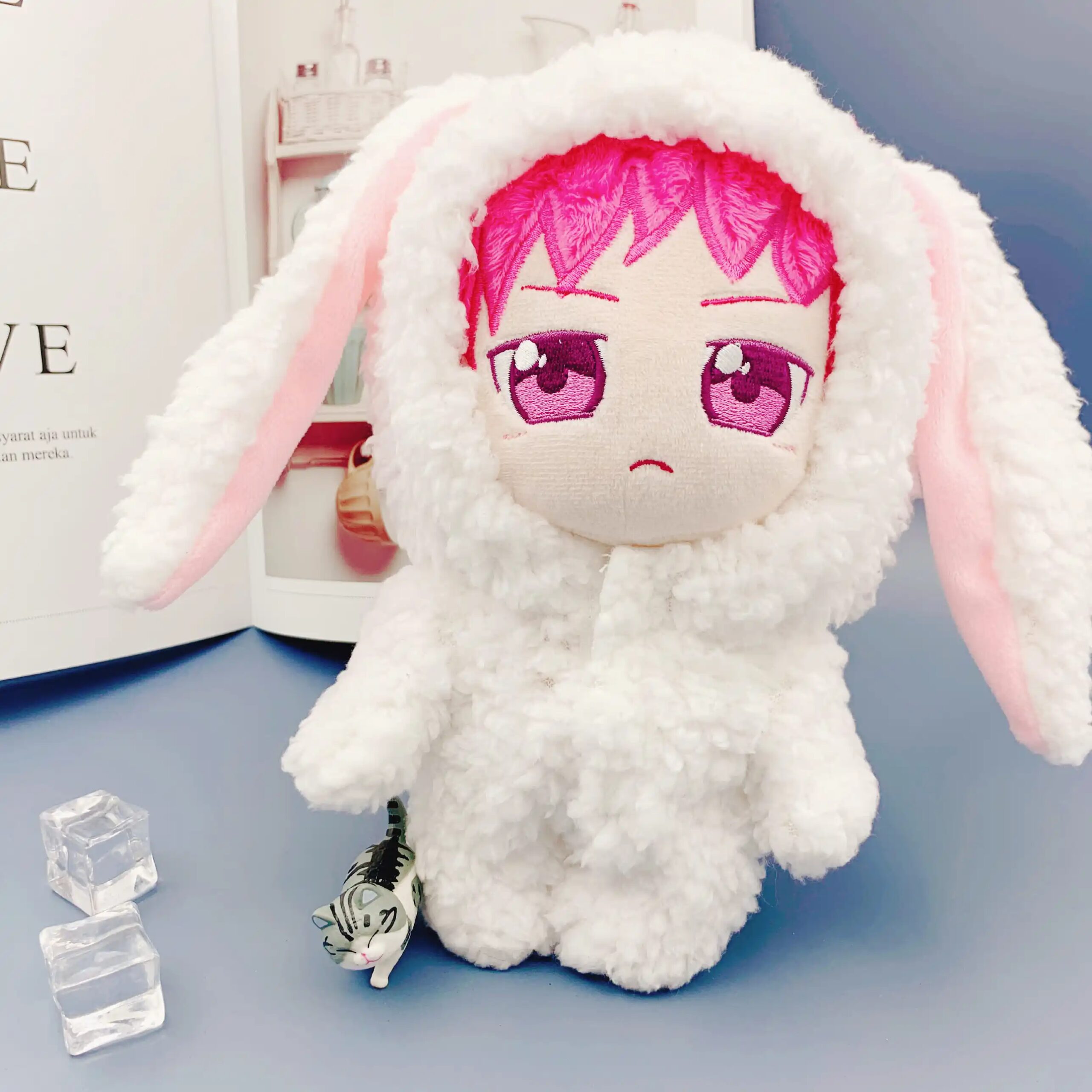 Anime Saiki K Uoozii Stuffed Doll With Clothes