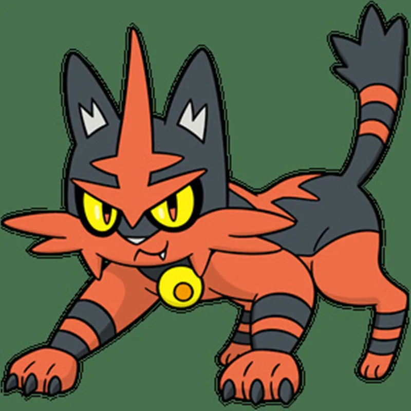 Anime Pokemon Monster Sun & Moon Torracat Stuffed Plush Toys