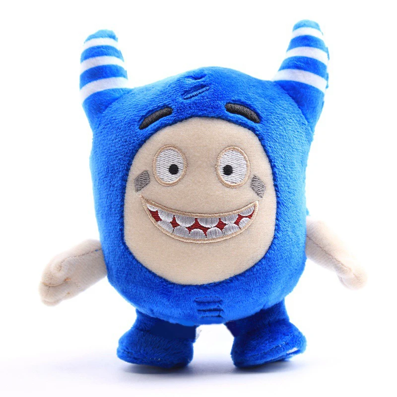 Anime Cartoon Oddbods Treasure of Soldiers Monster Bubbles Zeke Jeff Fuse Slick Soft Stuffed Plush Doll