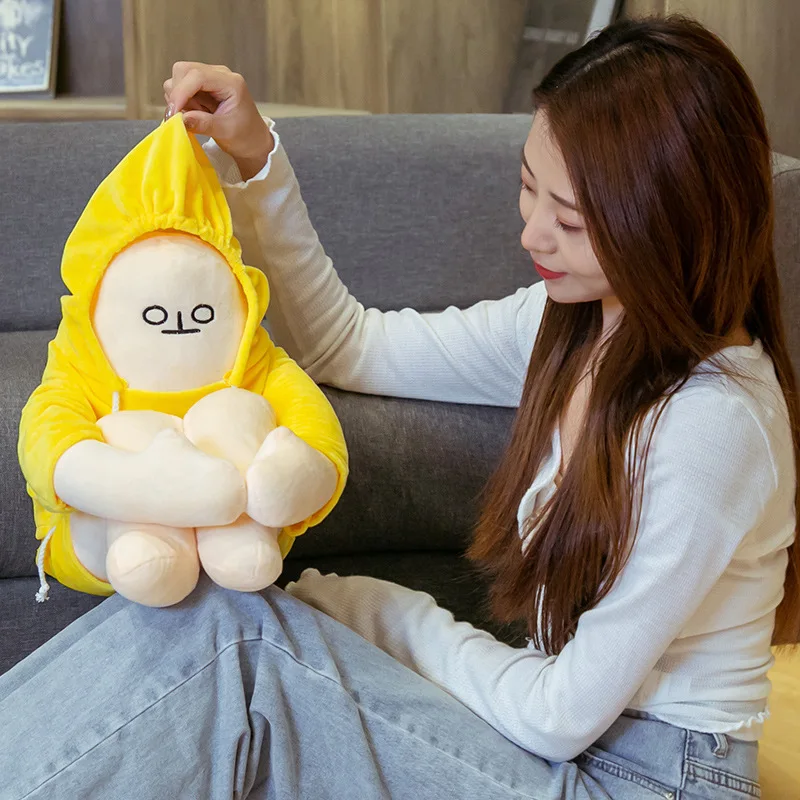 Kawaii Woongjang Yellow Banana Man Dolls For Kids Kawaii Woongjang Yellow Banana Man Dolls For Kids