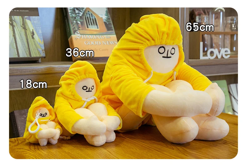 Kawaii Woongjang Yellow Banana Man Dolls For Kids Kawaii Woongjang Yellow Banana Man Dolls For Kids
