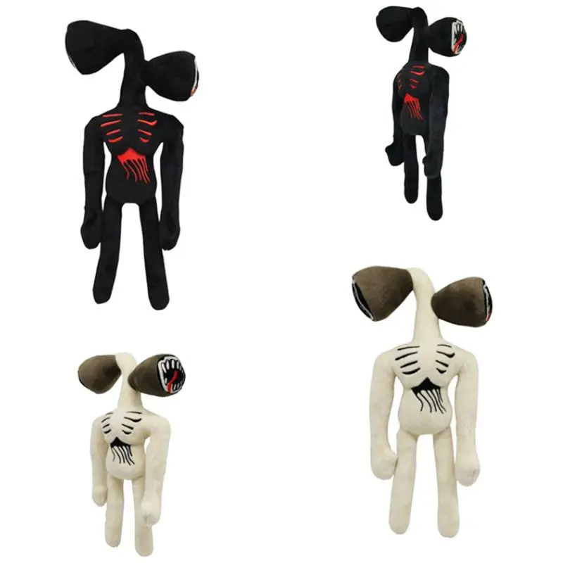 Kawai Siren Head Black Printed Stuffed Toys For Kids