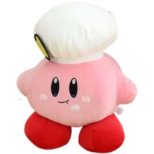 Kawaii Kirby Cos Chef Strawberry Soft Stuffed Pillow Toys For Kids Kawaii Kirby Cos Chef Strawberry Soft Stuffed Pillow Toys For Kids