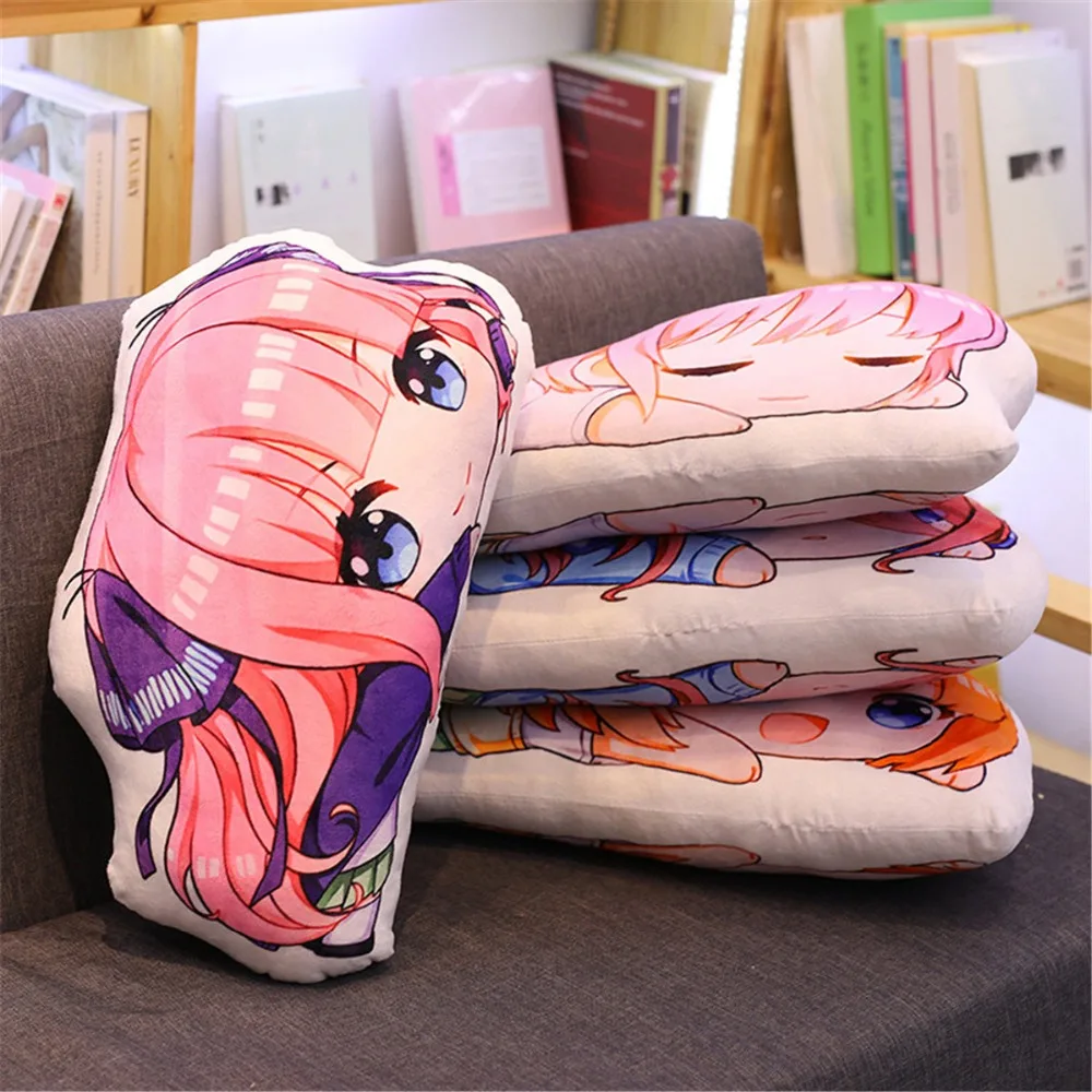 Go-Toubun no Hanayome The Quintessential Quintuplets Nakano Ichika Miku Doll Pillow Toy
