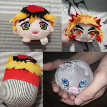 Anime Demon Slayer Kimetsu No Yaiba Agatsuma Zenitsu Nezuko Hashibira Plush Dolls Anime Demon Slayer Kimetsu No Yaiba Agatsuma Zenitsu Nezuko Hashibira Plush Dolls