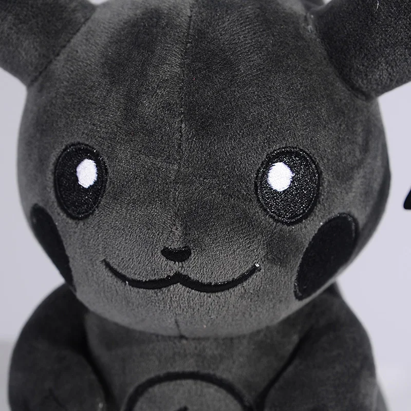 Anime Pokemon Black Pikachu Plush Toy Anime Pokemon Black Pikachu Plush Toy