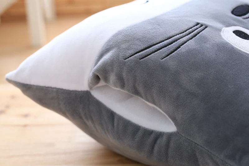 Anime Totoro Hand Warm Blanket Stuffed Cushion Toy For Kids