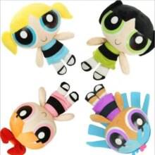 The Power Puff Bubbles Blossom Buttercup Anime Stuffed Toys The Power Puff Bubbles Blossom Buttercup Anime Stuffed Toys