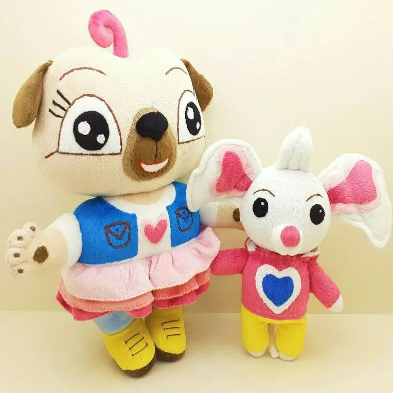 Anime Chip And Potato Pug Dog And Mouse Stuffed Toys For Kids