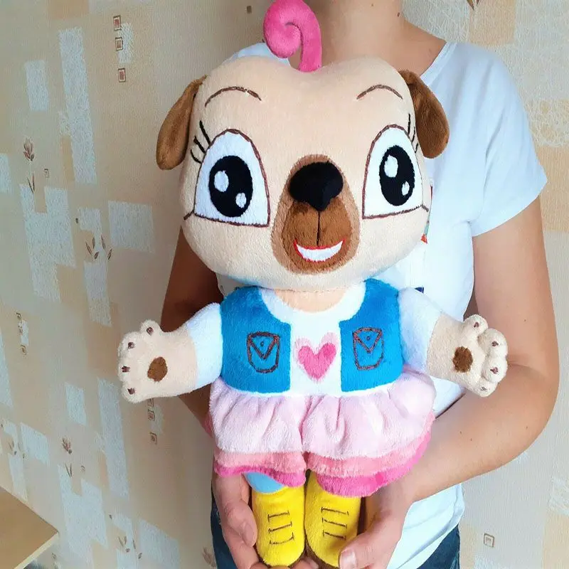 Anime Chip And Potato Pug Dog And Mouse Stuffed Toys For Kids