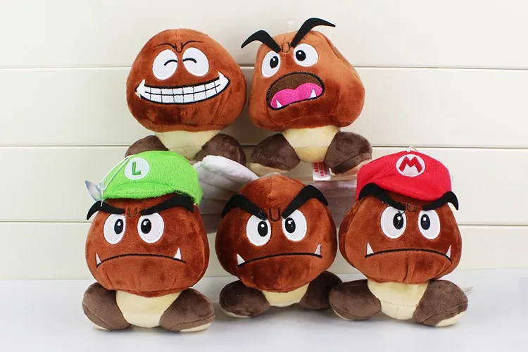 Super Mario Mushrooms Plush Stuffed Toys