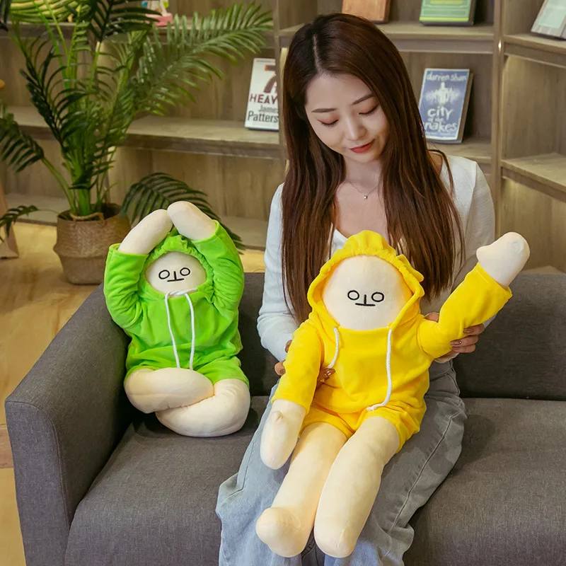 Kawaii Woongjang Yellow Banana Man Dolls For Children Kawaii Woongjang Yellow Banana Man Dolls For Children