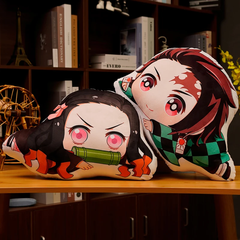 Anime Devil's Blade Demon Slayer Manga Kimetsu No Yaiba Tanjirou Nezuko Stuffed Cushion Toys