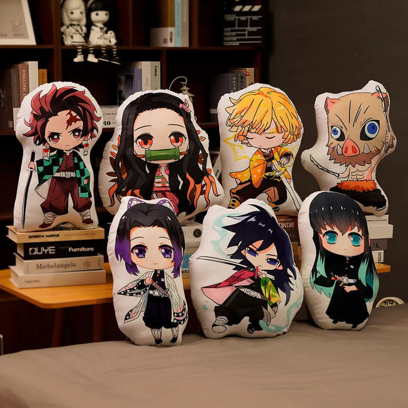 Anime Devil's Blade Demon Slayer Manga Kimetsu No Yaiba Tanjirou Nezuko Stuffed Cushion Toys