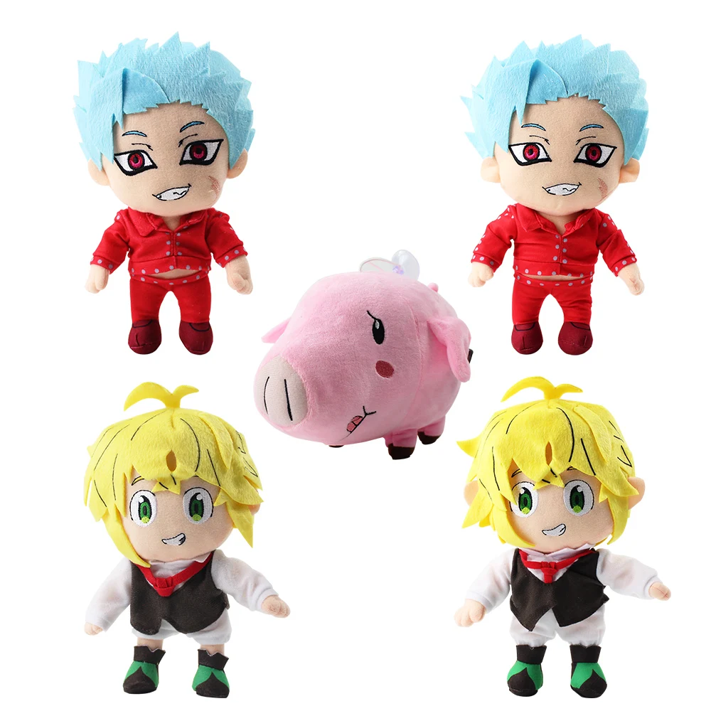 The Seven Deadly Sins Meliodas Ban Hawk Soft Anime Stuffed Doll