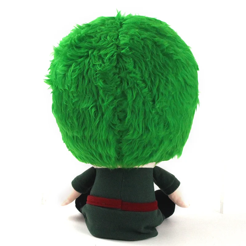 Anime One Piece Roronoa Green Hair Zoro Stuffed Dolls For Children