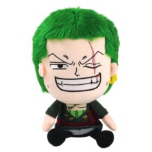 Anime One Piece Roronoa Green Hair Zoro Stuffed Dolls For Children Anime One Piece Roronoa Green Hair Zoro Stuffed Dolls For Children