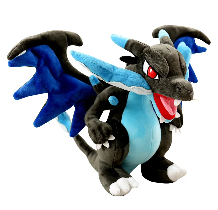 Anime Mega Charizard XY Blue Stuffed Doll