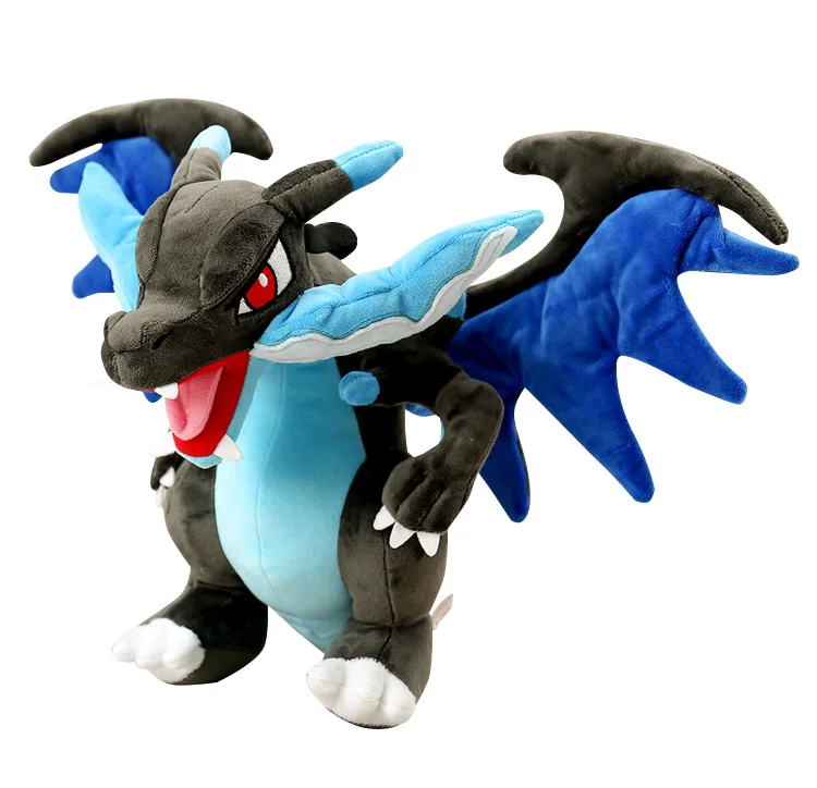 Anime Mega Charizard XY Blue Stuffed Doll