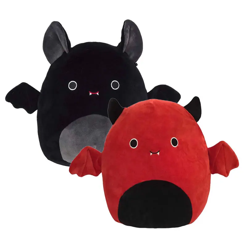 Devil Black Red Bat Stuffed Anime Toys For Kids