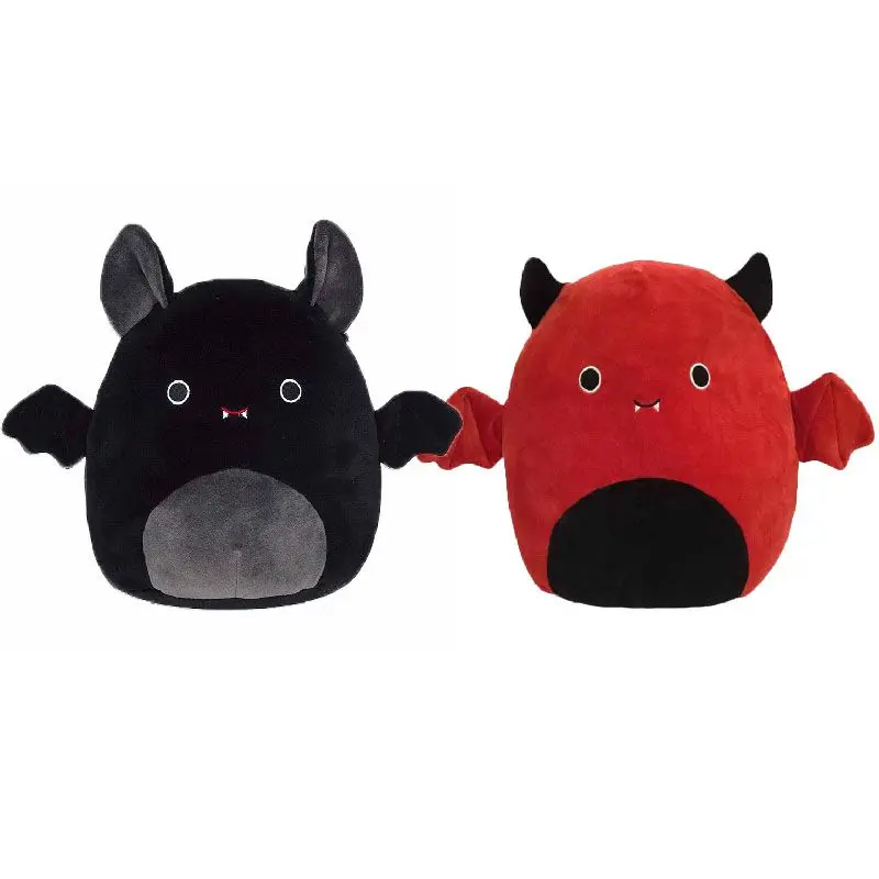 Devil Black Red Bat Stuffed Anime Toys For Kids