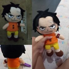 Anime One Piece Portgas D Ace Q Style Soft Stuffed Doll Anime One Piece Portgas D Ace Q Style Soft Stuffed Doll