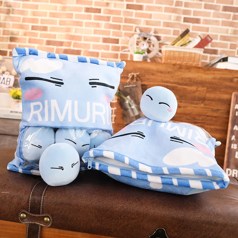 Two-dimensional Q Version Pillow Anime That Time I Got Reincarnated As A Slime Rimuru Tempest Stuffed Doll