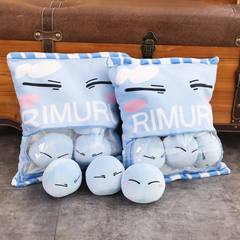 Two-dimensional Q Version Pillow Anime That Time I Got Reincarnated As A Slime Rimuru Tempest Stuffed Doll