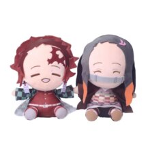 Anime Tanjirou Nezuko Plushie Great Demon Slayer Fan Toy Anime Tanjirou Nezuko Plushie Great Demon Slayer Fan Toy