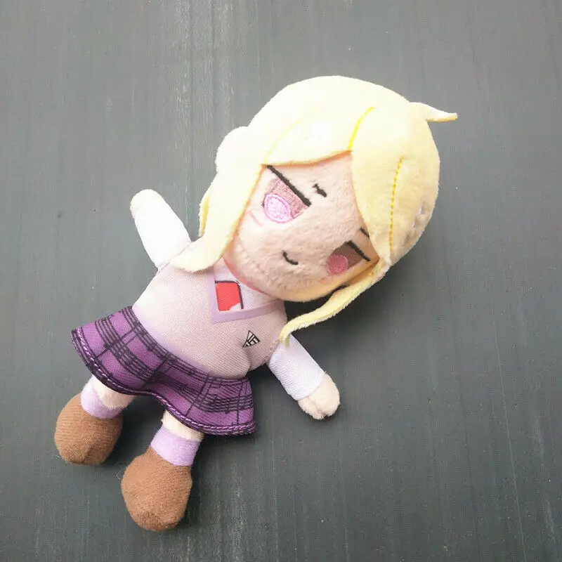 Anime Danganronpa Akamatsu Kaede Plush Doll Keychain
